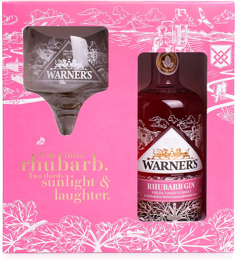 Warner's Rhubarb Gin Gift Set